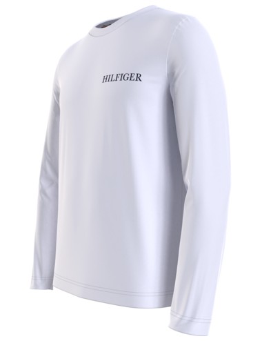 Tommy Hilfiger cu mâneca lunga alba t -tricou