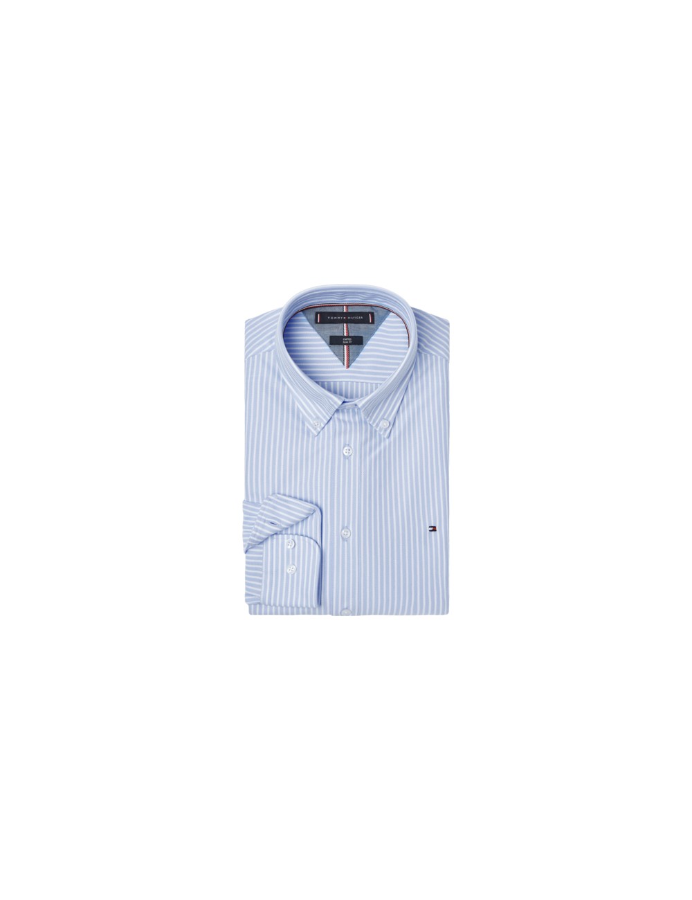 TOMMY HILFIGER BLUE MEN'S SHIRT