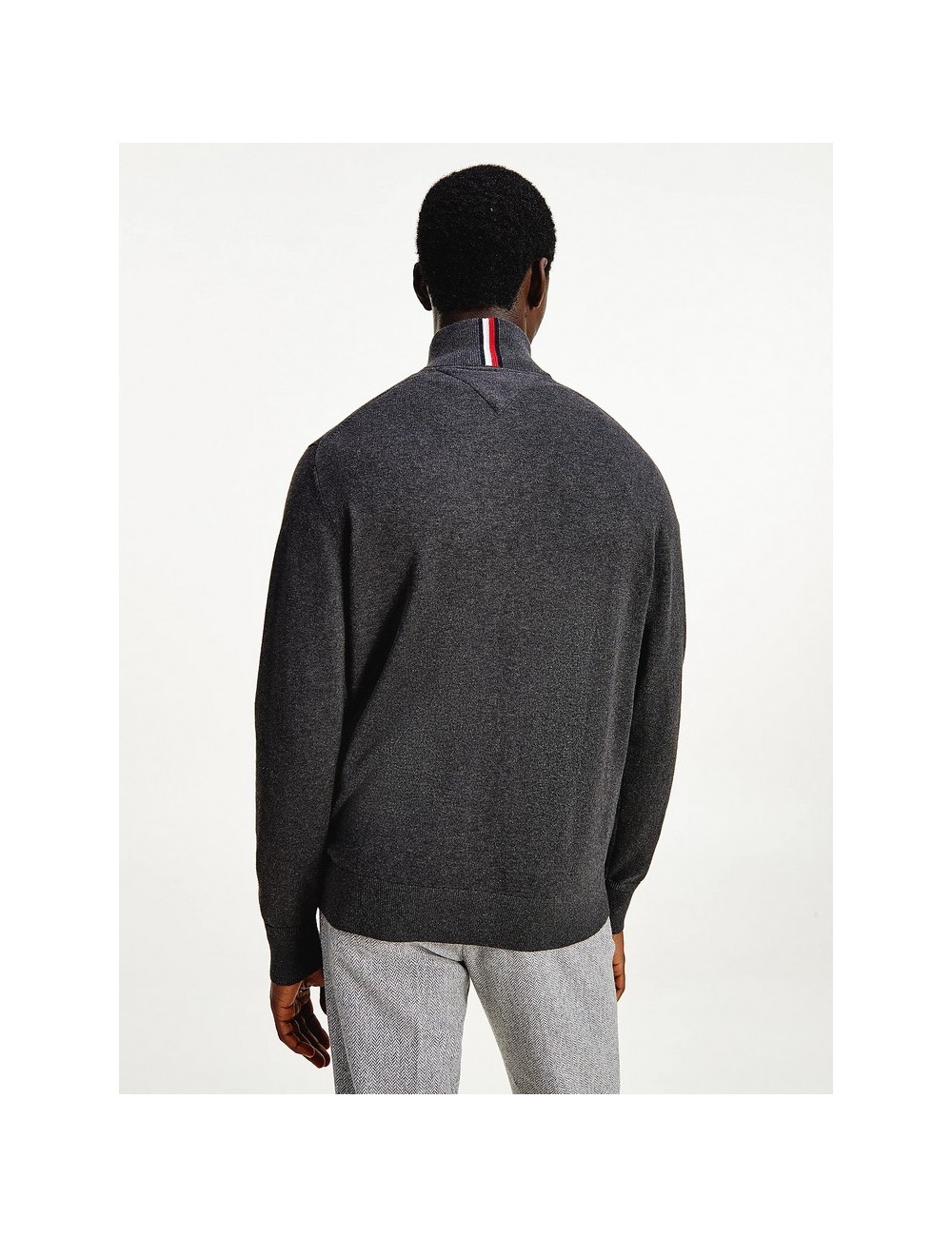 Tommy Hilfiger Man Jersey temno siva