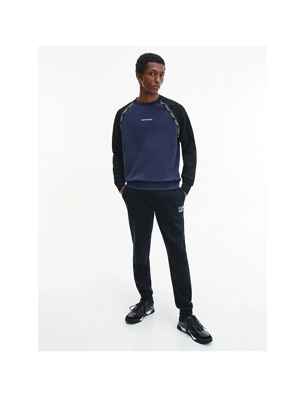 CALVIN KLEIN BLUE MEN'S SWEATSHIRT