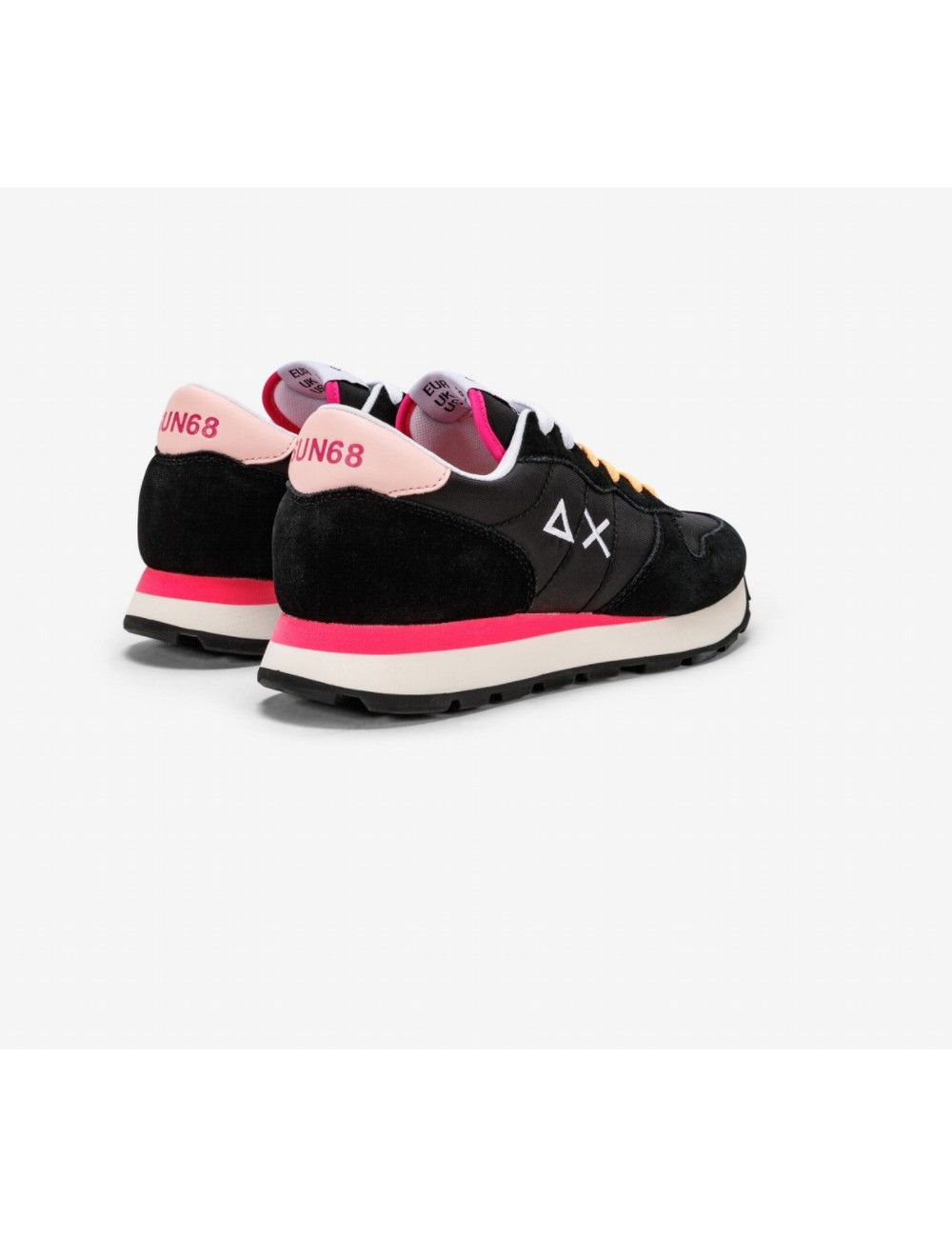SNEAKERS MUJER SUN 68 ALLY SOLID NYLON NEGRO
