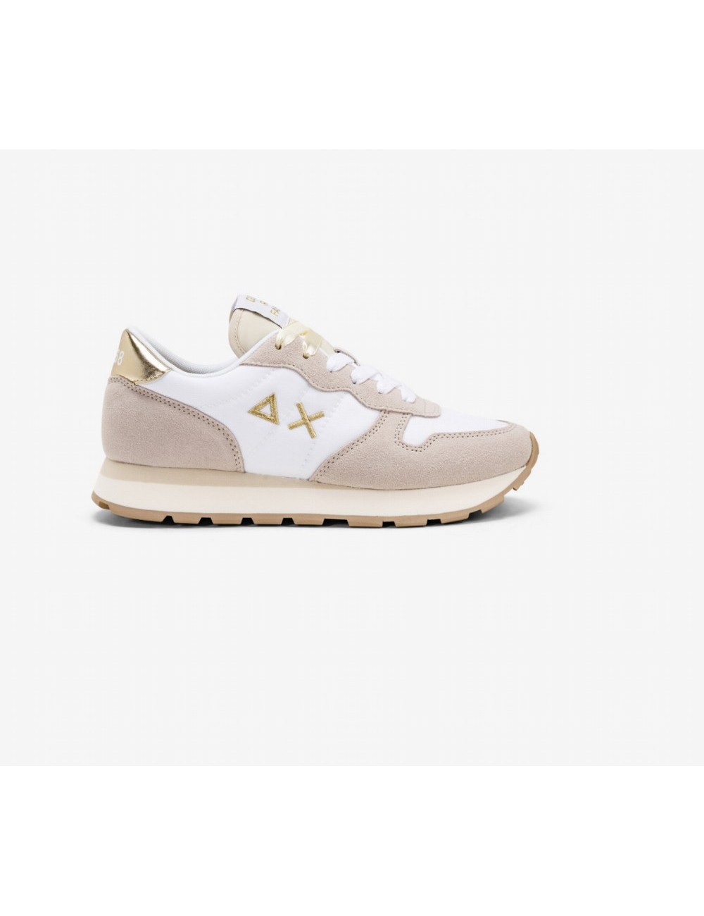 SNEAKERS MUJER SUN 68 ALLY GOLD BLANCO