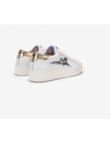 WOMEN'S SNEAKERS SUN 68 BETTY WHITE AND GOLD