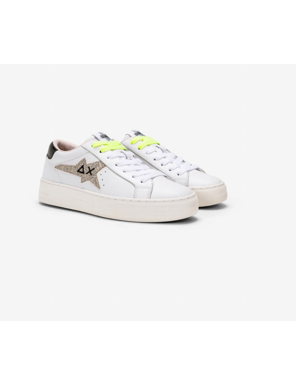 SNEAKERS MUJER SUN 68 BETTY BLANCO Y PLATA