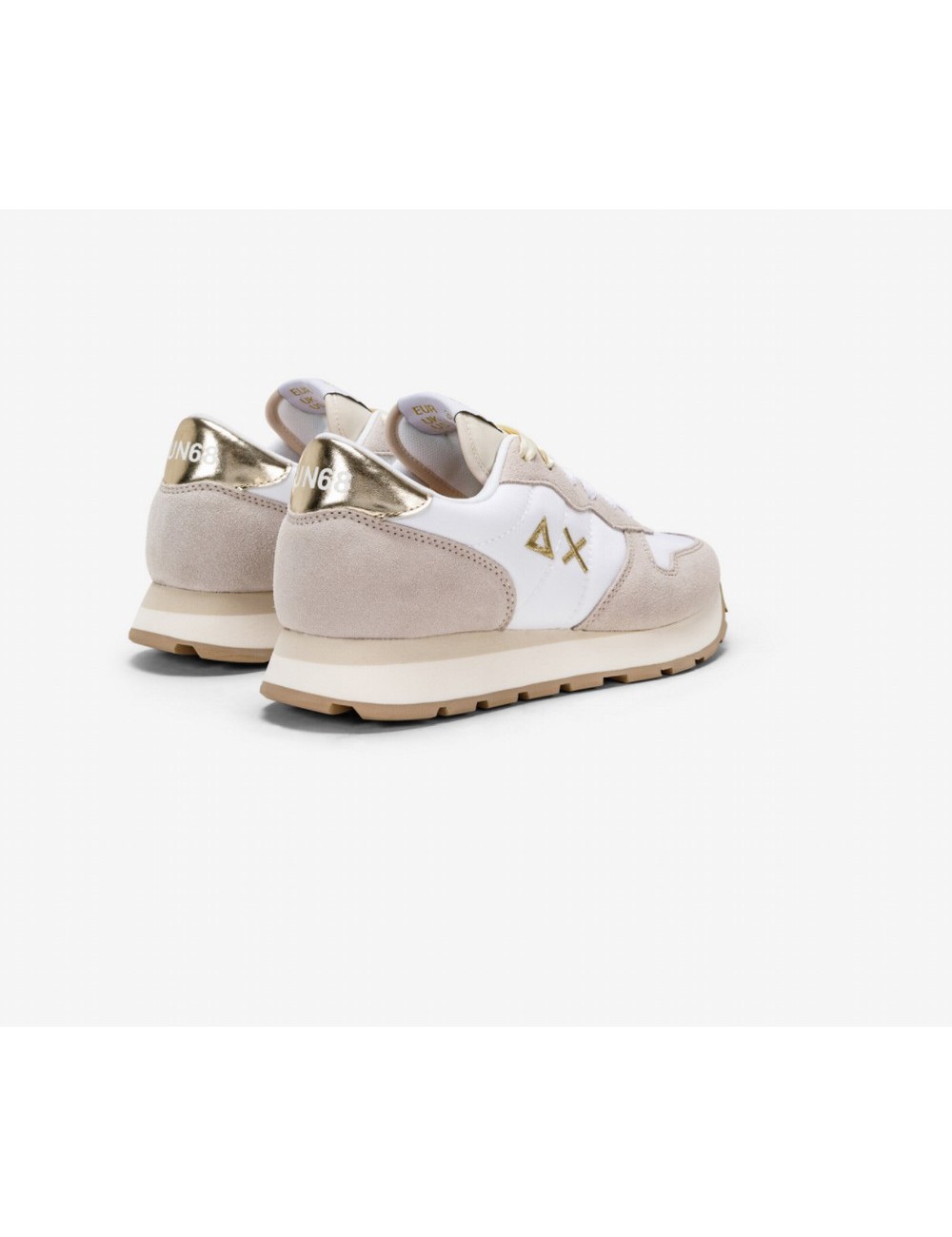 SNEAKERS MUJER SUN 68 ALLY GOLD BLANCO