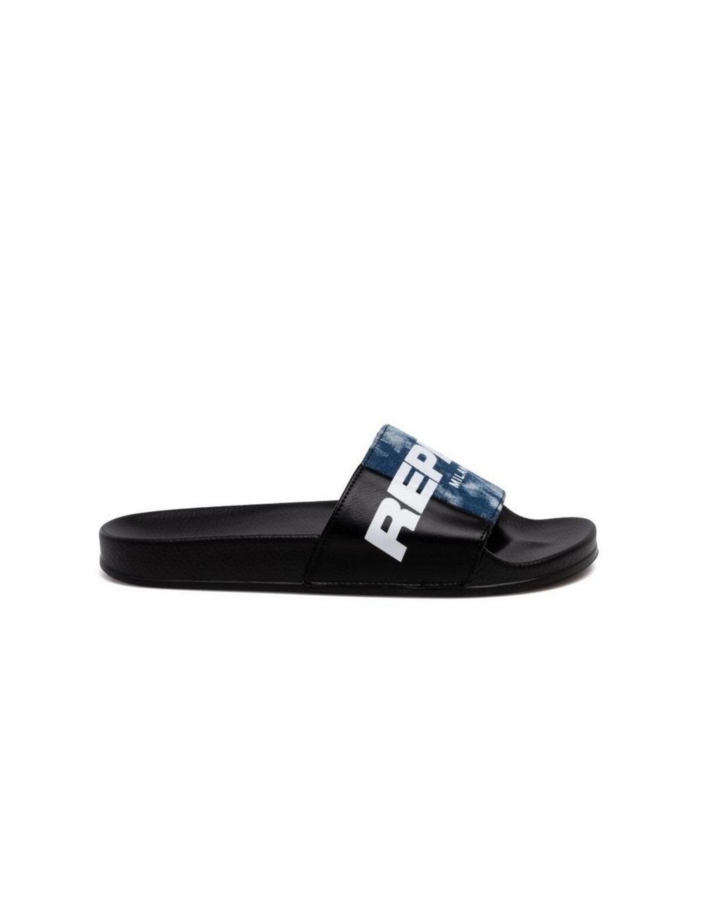 MEN'S FLIP-FLOPS REPLAY UP DENIM BLACK