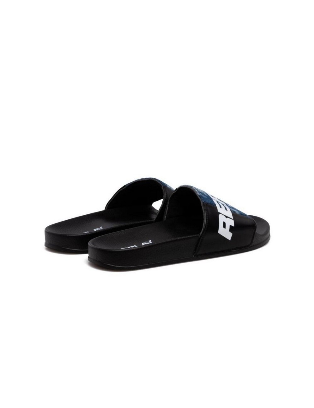 CHANCLAS HOMBRE REPLAY UP DENIM BLACK