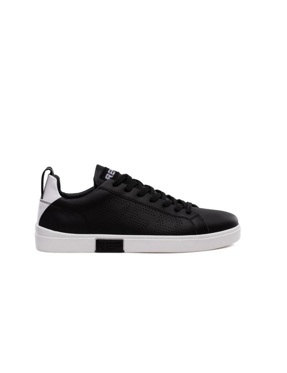 SNEAKERS HOMBRE REPLAY POLARIS PERF BLACK WHITE