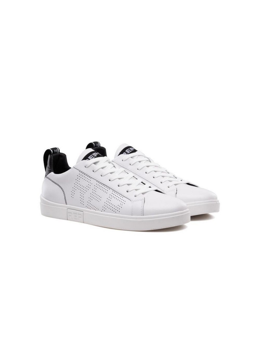 MEN'S SNEAKERS REPLAY POLARIS PERF WHITE BLACK