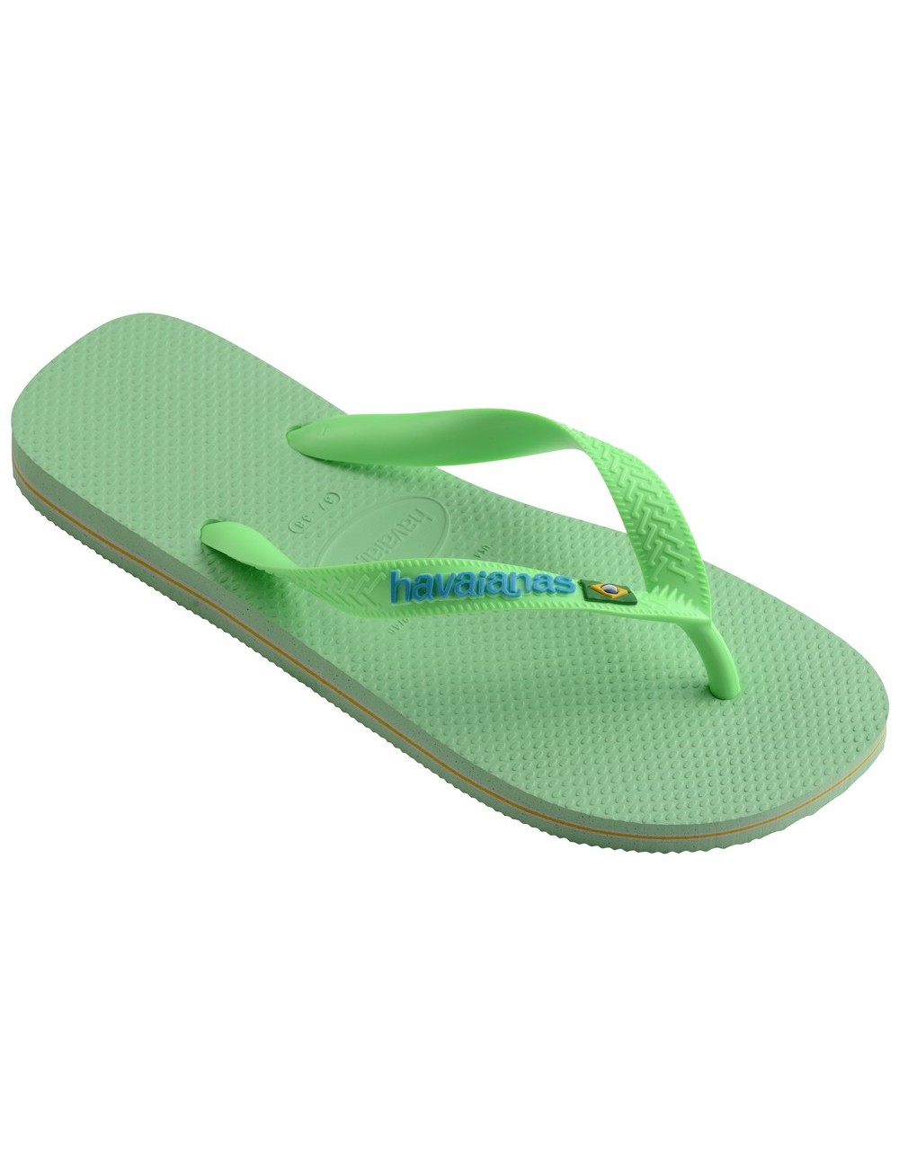 CHANCLAS HAVAIANAS BRASIL LOGO GREEN GARDEN