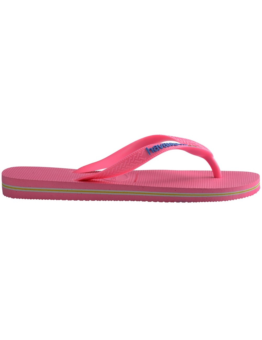 CHANCLAS HAVAIANAS BRASIL LOGO CRYSTAL ROSE