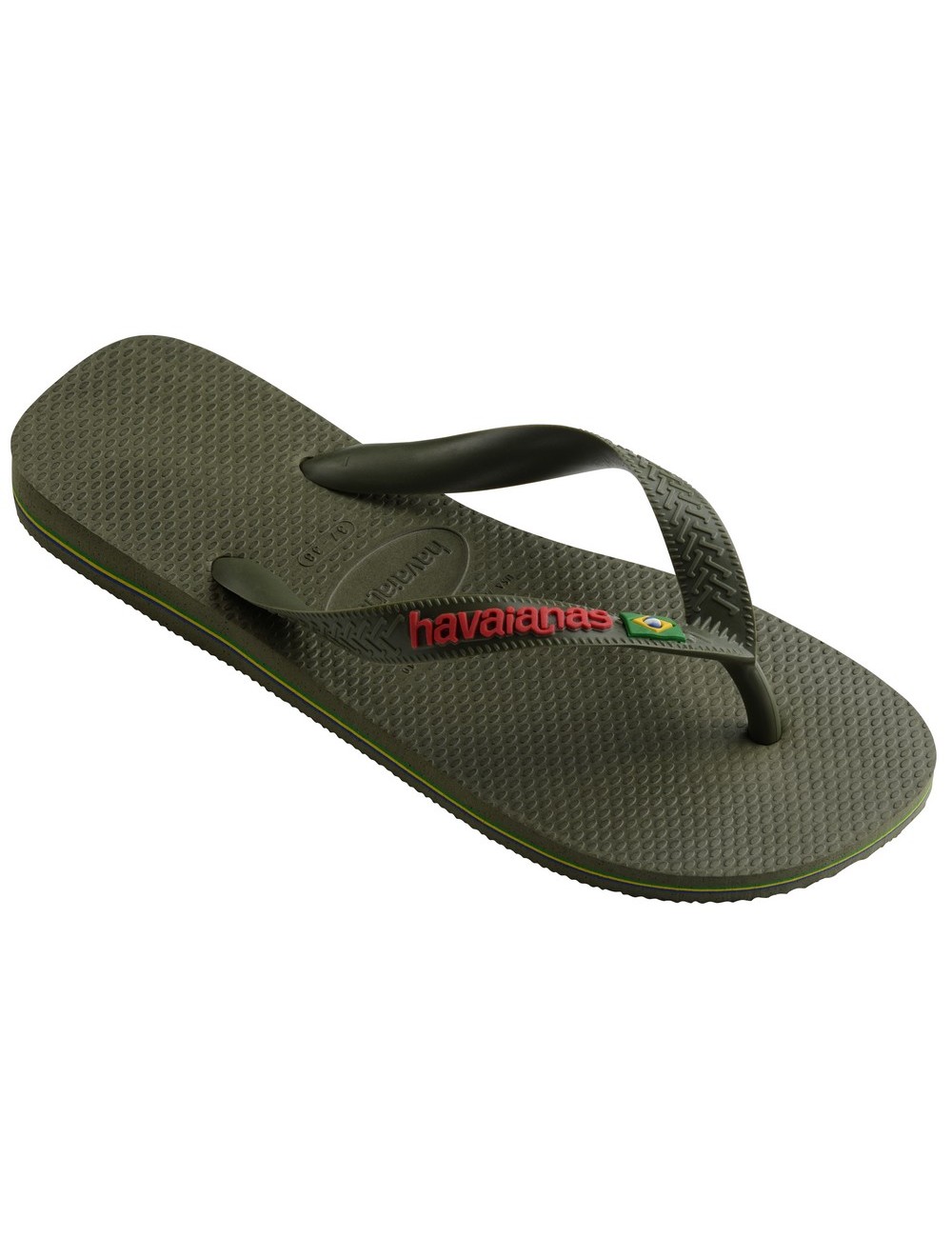 CHANCLAS HAVAIANAS BRASIL LOGO GREEN