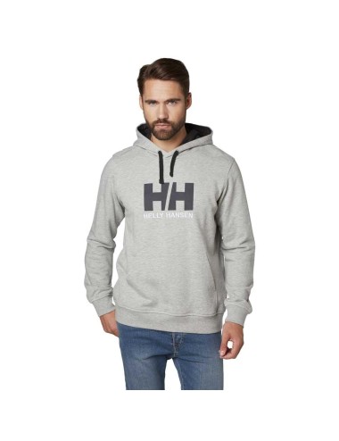 Helly Hansen HH logotip muke dukserice siva melange