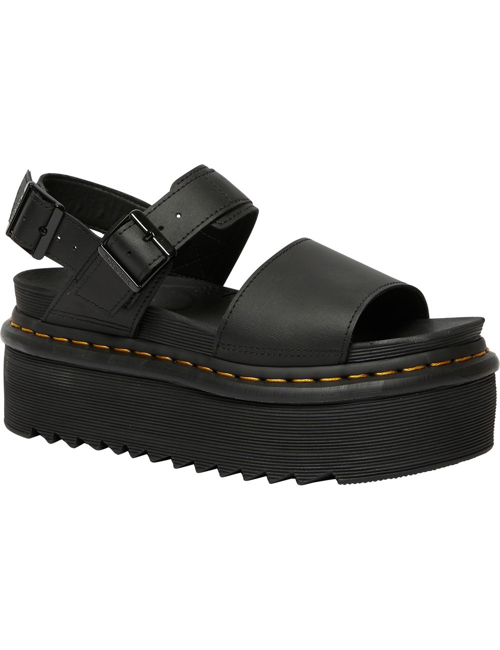 Dr. Martens Voss Quad Black Hydro Sandals