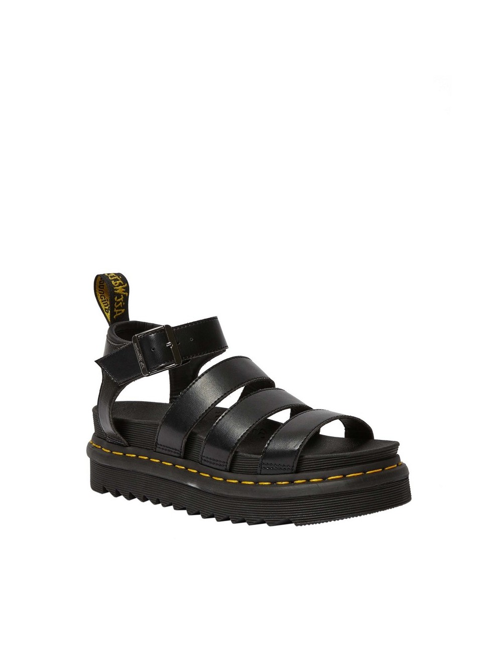 DR MARTENS BLAIRE BLACK HYDRO SANDALS