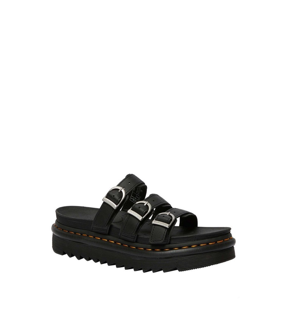 Sandali dr. Martens Blaire Slide Black Hydro