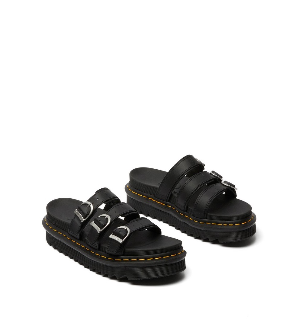 Sandale Dr Martens Blaire Slide Black Hydro