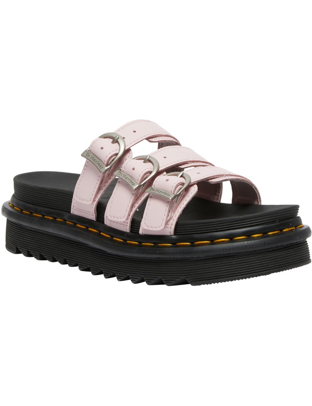 Sandale Dr Martens Blaire Slide Chalk Hydro roz