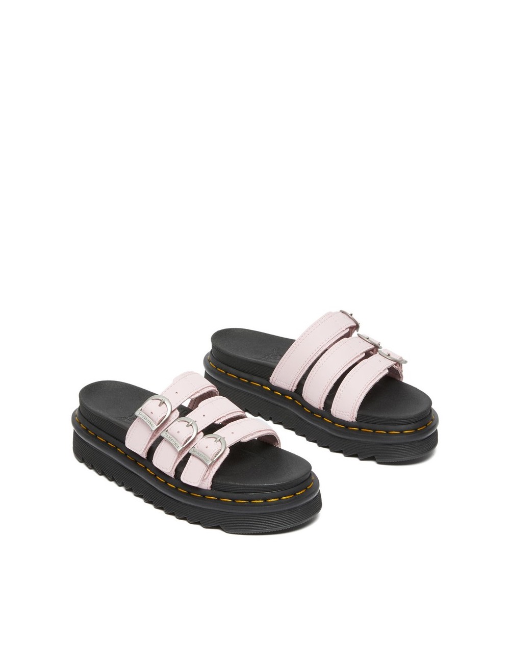 Sandale Dr Martens Blaire Slide Chalk Hydro roz