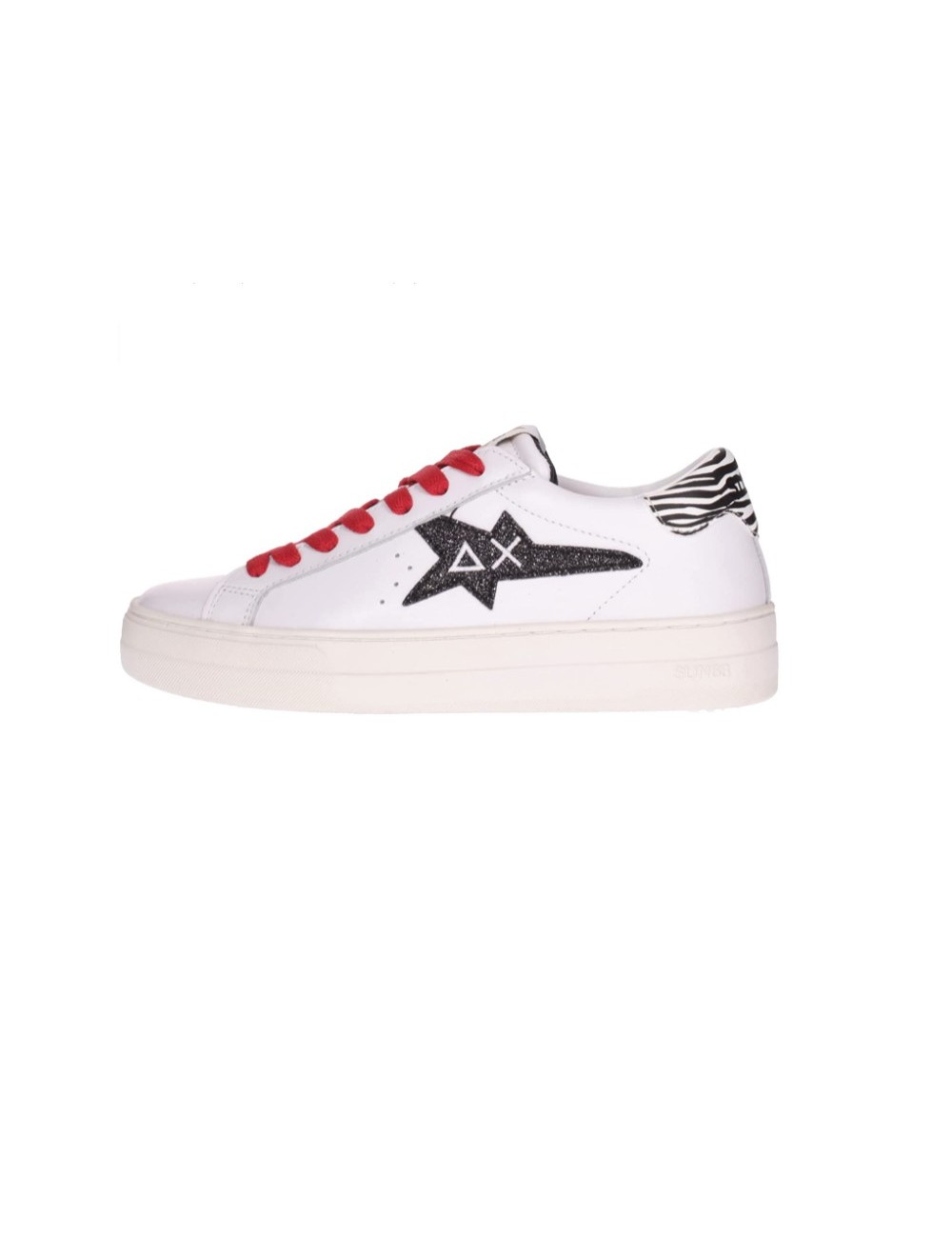 SNEAKERS MUJER SUN 68 BETTY BLANCO Y NEGRO