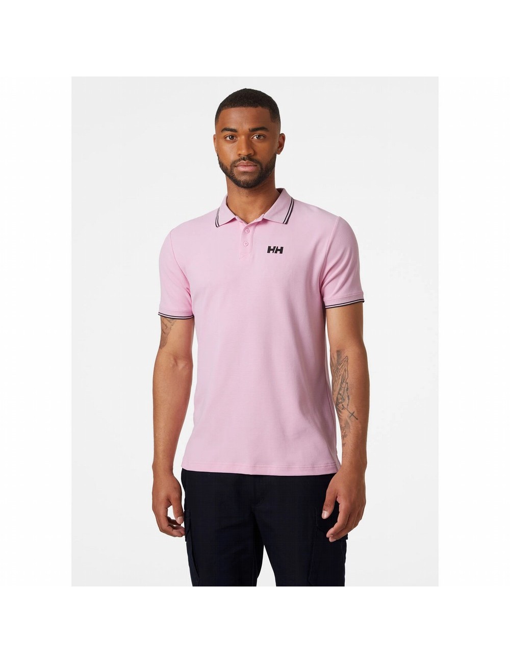 POLO HOMBRE HELLY HANSEN KOS PINK SORBET