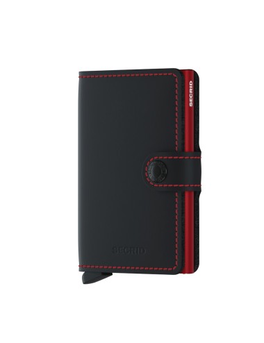 Secrid Miniwalet matt fekete és piros pénztárca