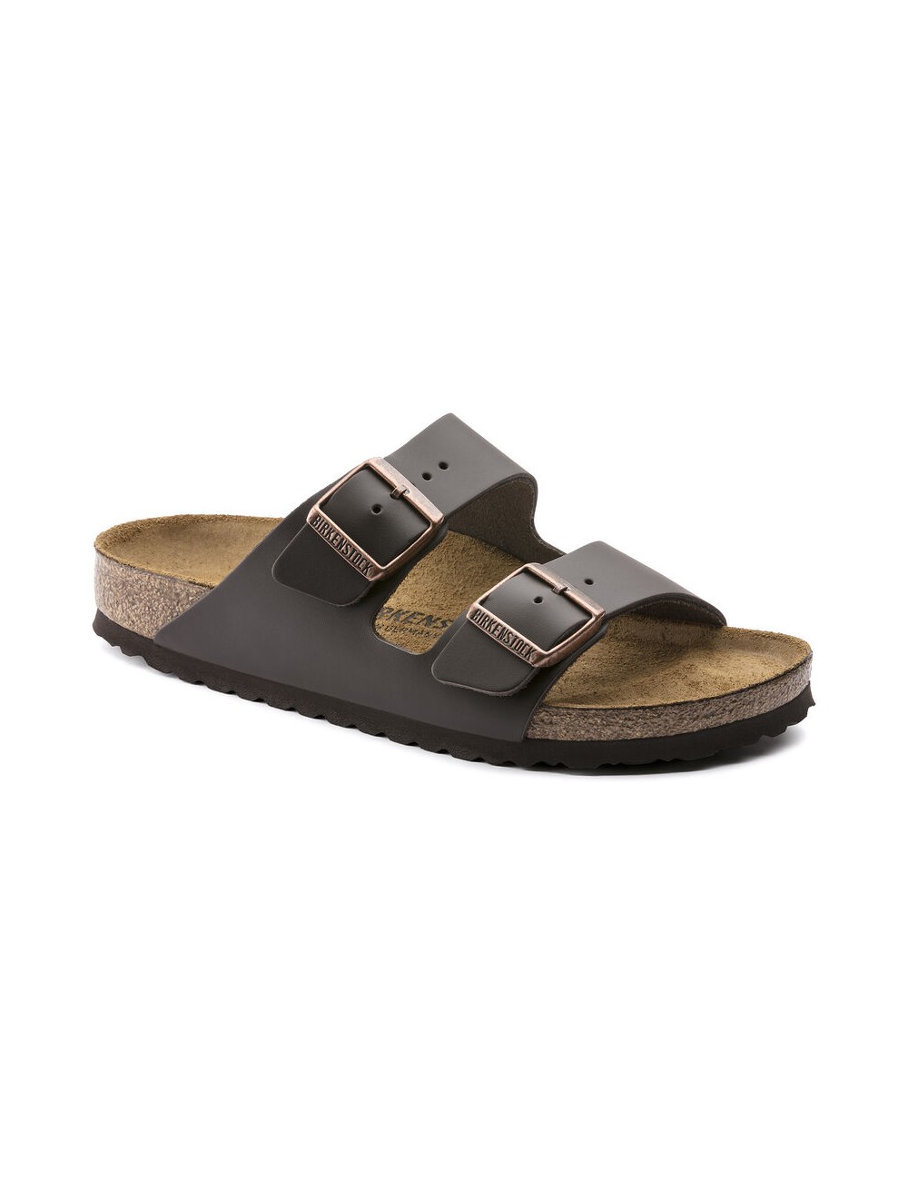 BIRKENSTOCK ARIZONA NL DARK BROWN REGULAR SANDALS