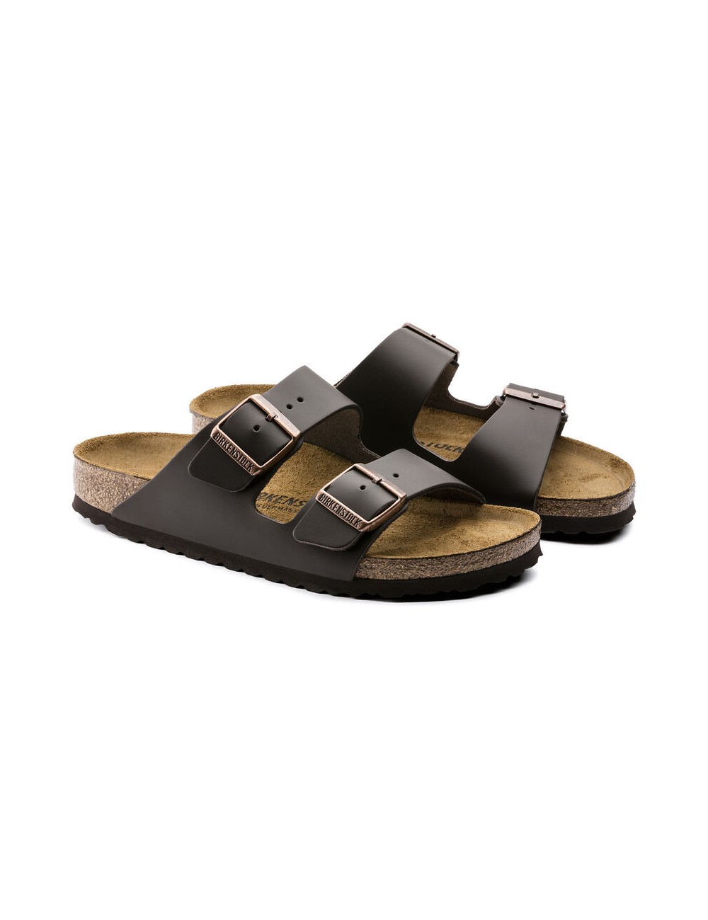 BIRKENSTOCK ARIZONA NL DARK BROWN REGULAR SANDALS