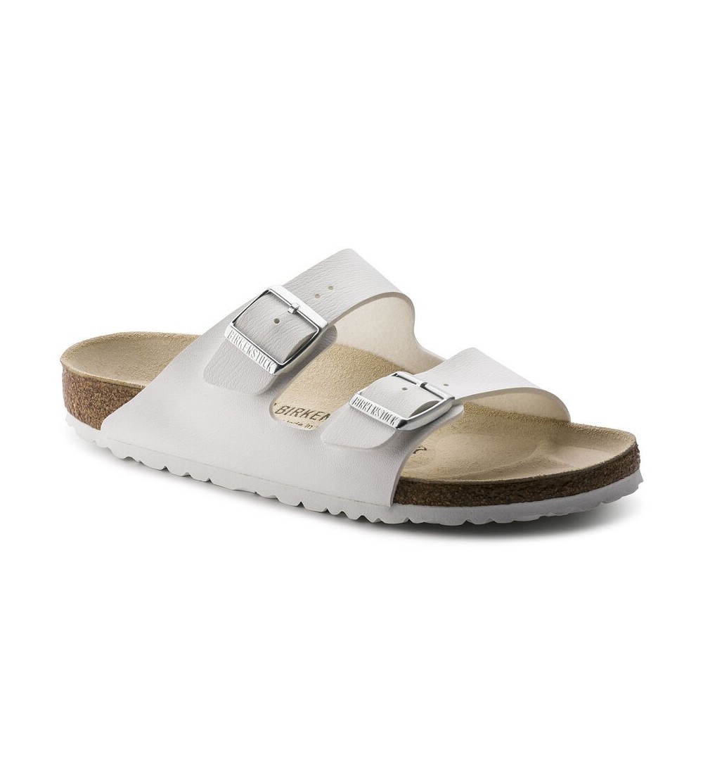 BIRKENSTOCK ARIZONA BF WHITE REGULAR SANDALS