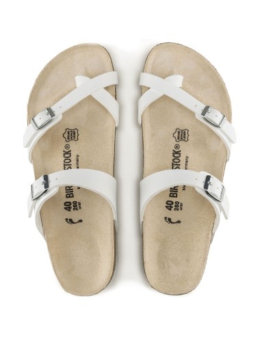 Birkestock Mayari bf Bijele redovne sandale