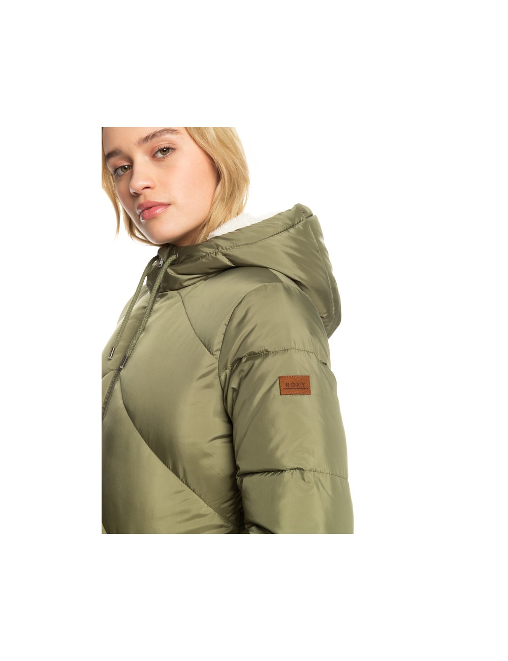 Jacheta verde de avertizare Roxy Storm