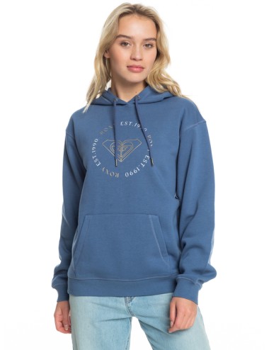 ROXY SURF STOKED HOODIE BRUSHED A BLUE