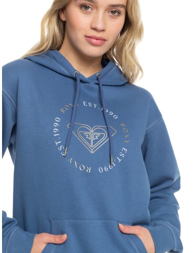 Roxy Surf Stoked Hoodie Sweed Sweady to Blue