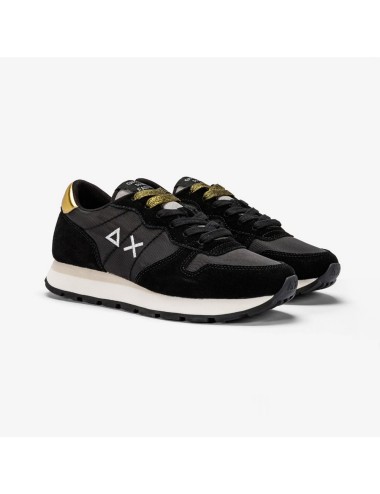 SUN68 ALLY GOLD BLACK SNEAKERS