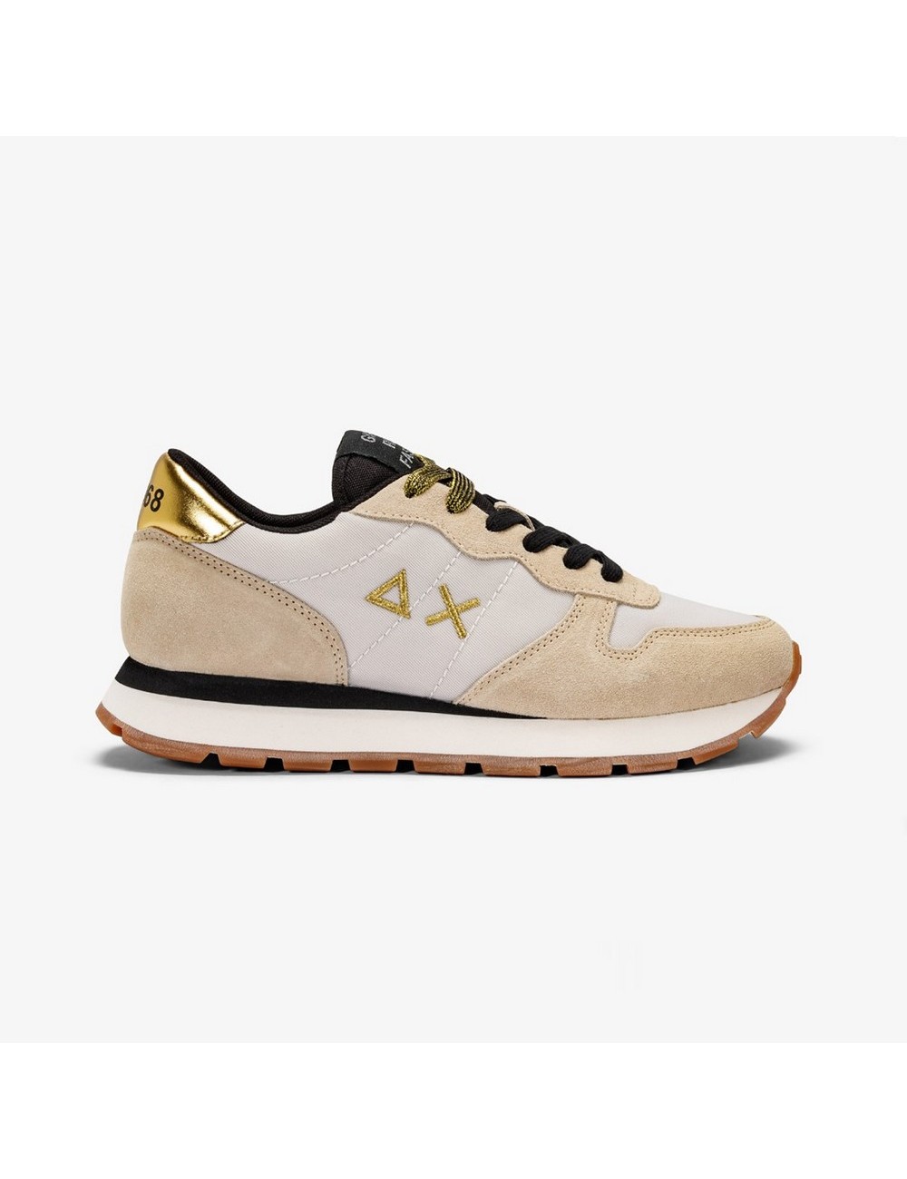 SNEAKERS SUN68 ALLY GOLD BLANCO PANA