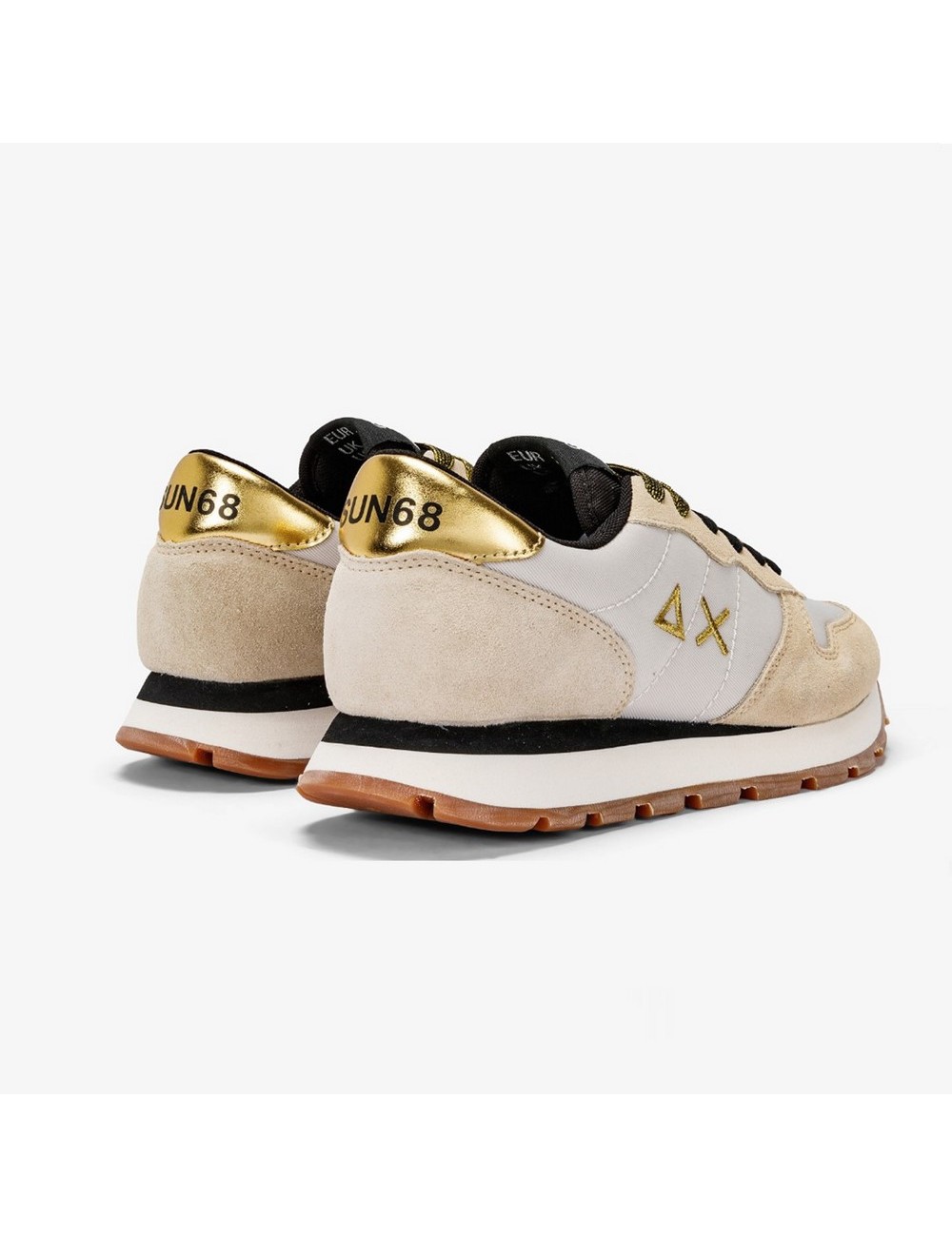 SNEAKERS SUN68 ALLY GOLD BLANCO PANA