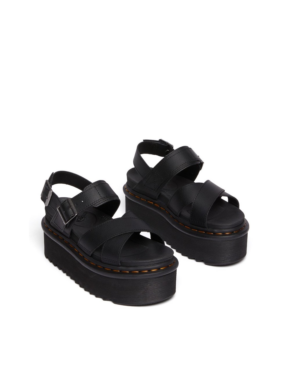 Dr. Martens Voss II Quad Black Athena Sandals