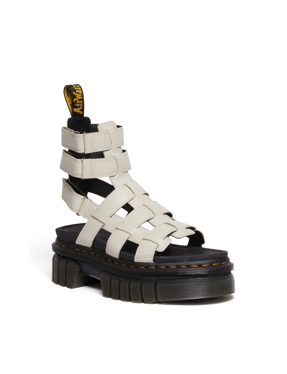 Sandale dr. Martens ricki gladiator cobblestone siva nappa lux