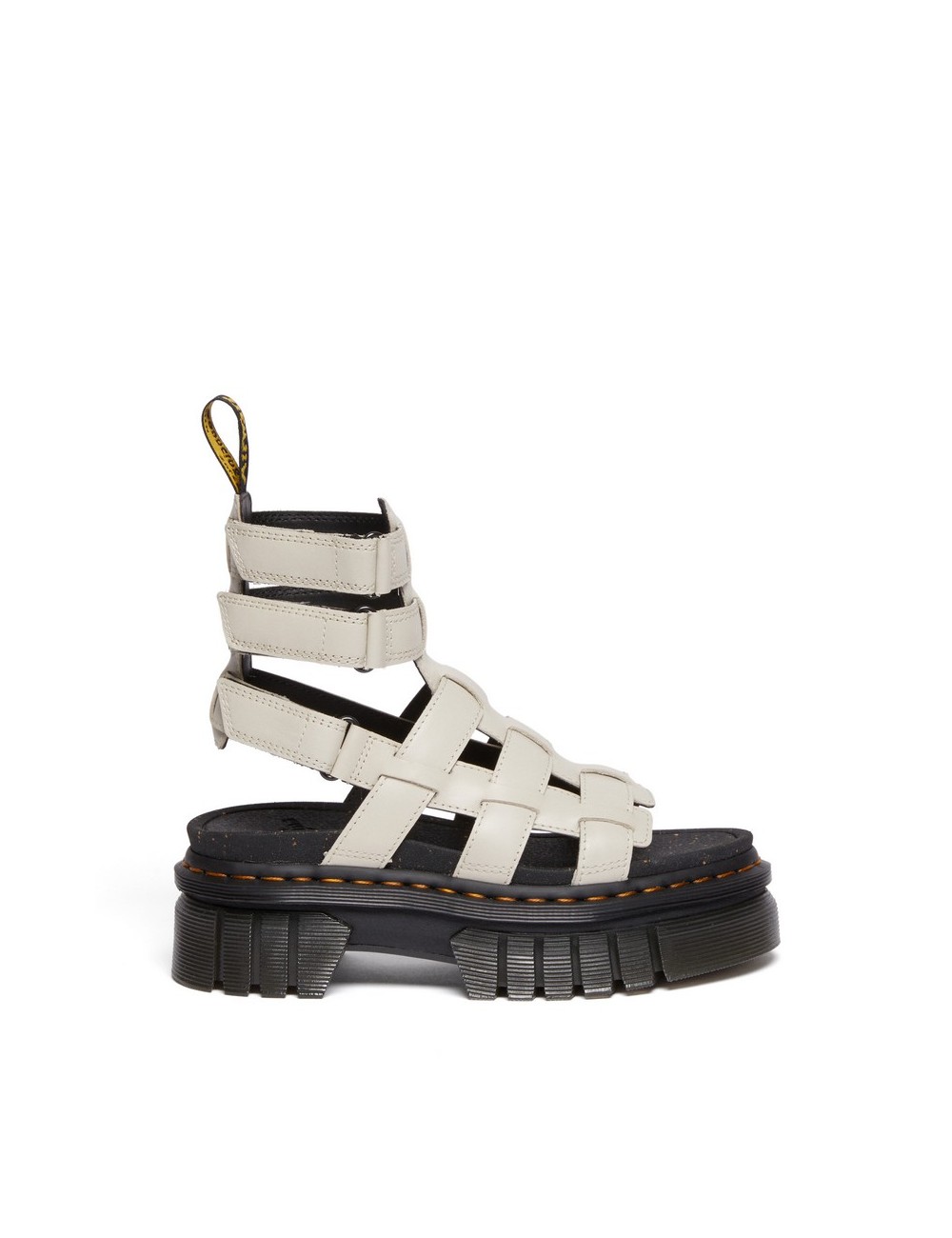 Sandale dr. Martens ricki gladiator cobblestone siva nappa lux