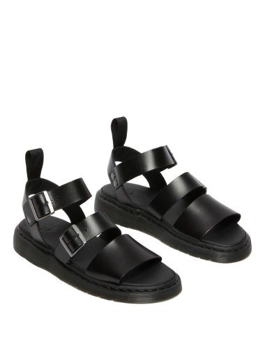 DR MARTENS GRYPHON BLACK BRANDO SANDALS