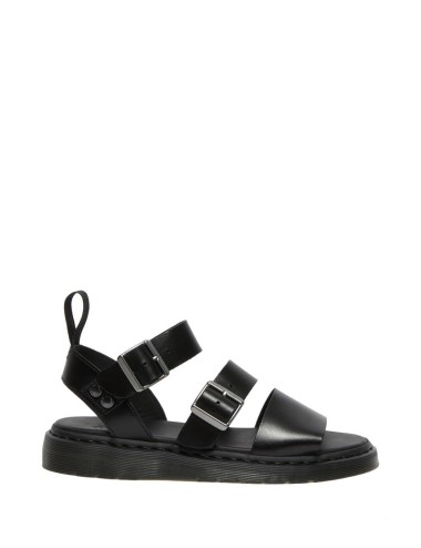 DR MARTENS GRYPHON BLACK BRANDO SANDALS