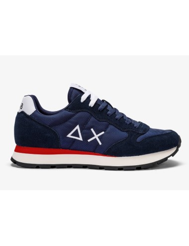 TOM SOLID NYLON NAVY BLUE SNEAKERS