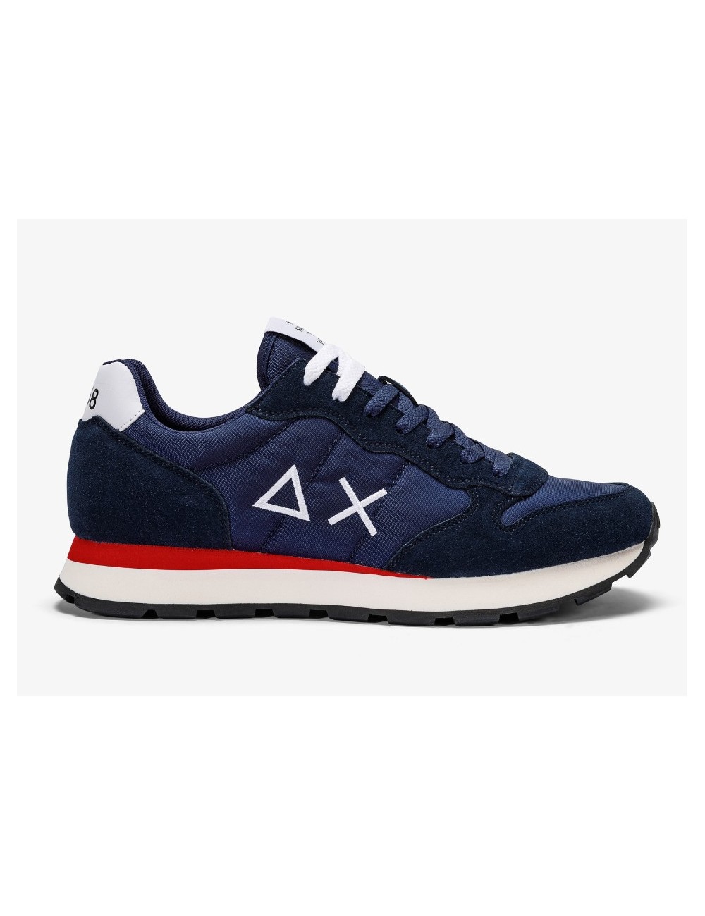 TOM SOLID NYLON NAVY BLUE SNEAKERS