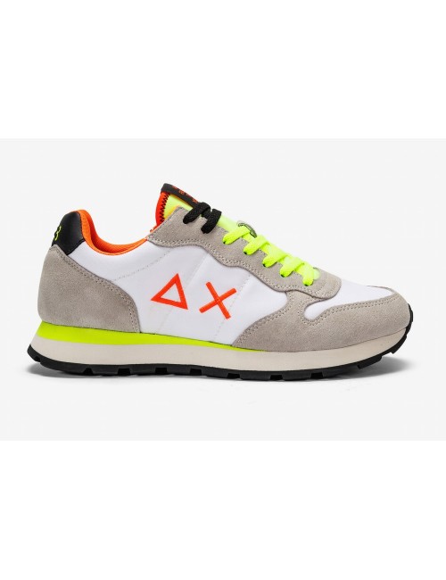 SNEAKERS TOM SOLID FLUO BIANCO