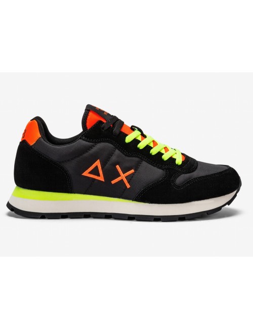 SNEAKERS TOM SOLID FLUO NERO