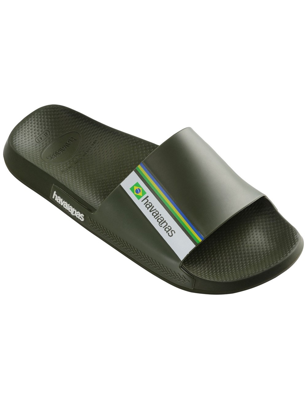 CHANCLAS HAVAIANAS SLIDE BRASIL GREEN