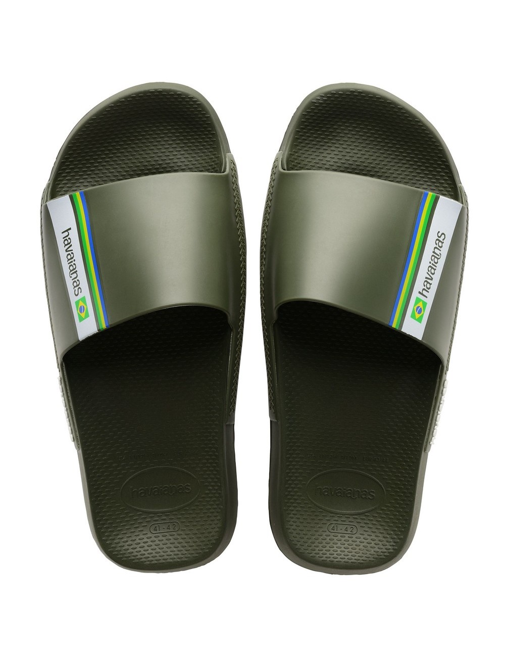 CHANCLAS HAVAIANAS SLIDE BRASIL GREEN