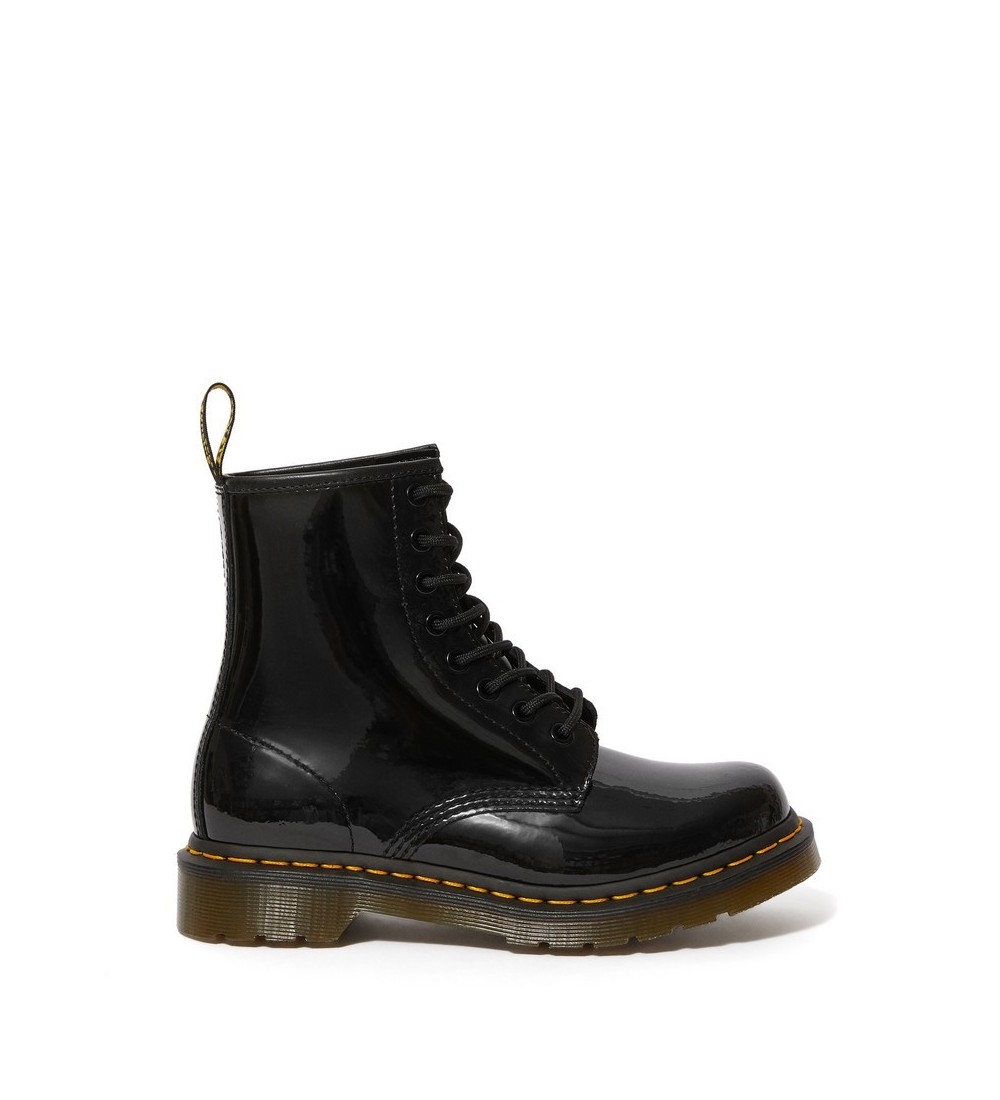 Dr Boots. Martens 1460 W Black Brevet Lamper Woman