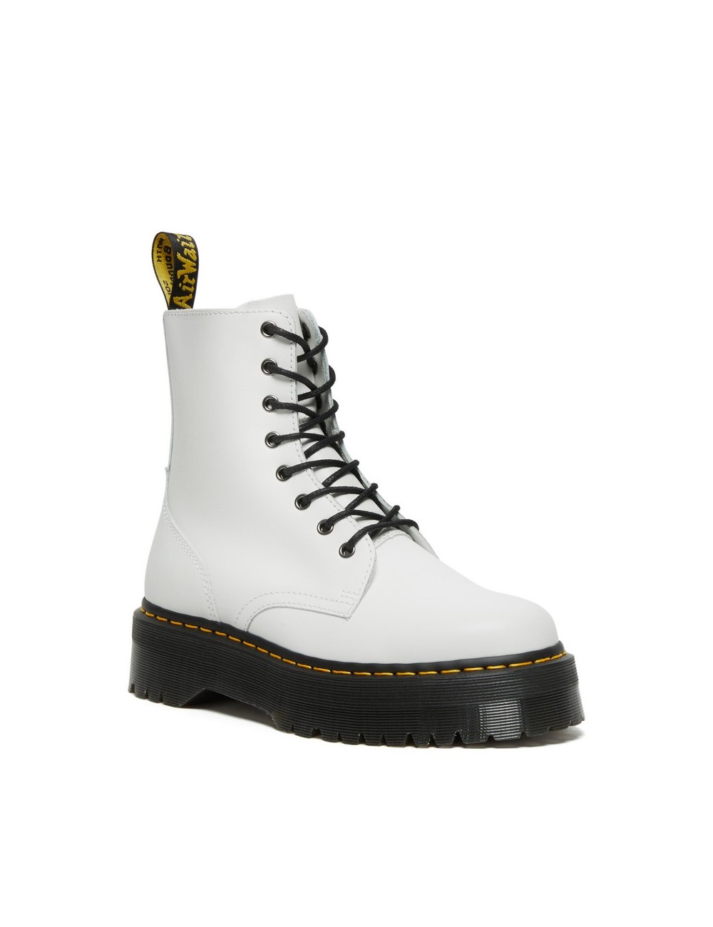 Dr Boots. Martens Jadon White lustruit unisex neted