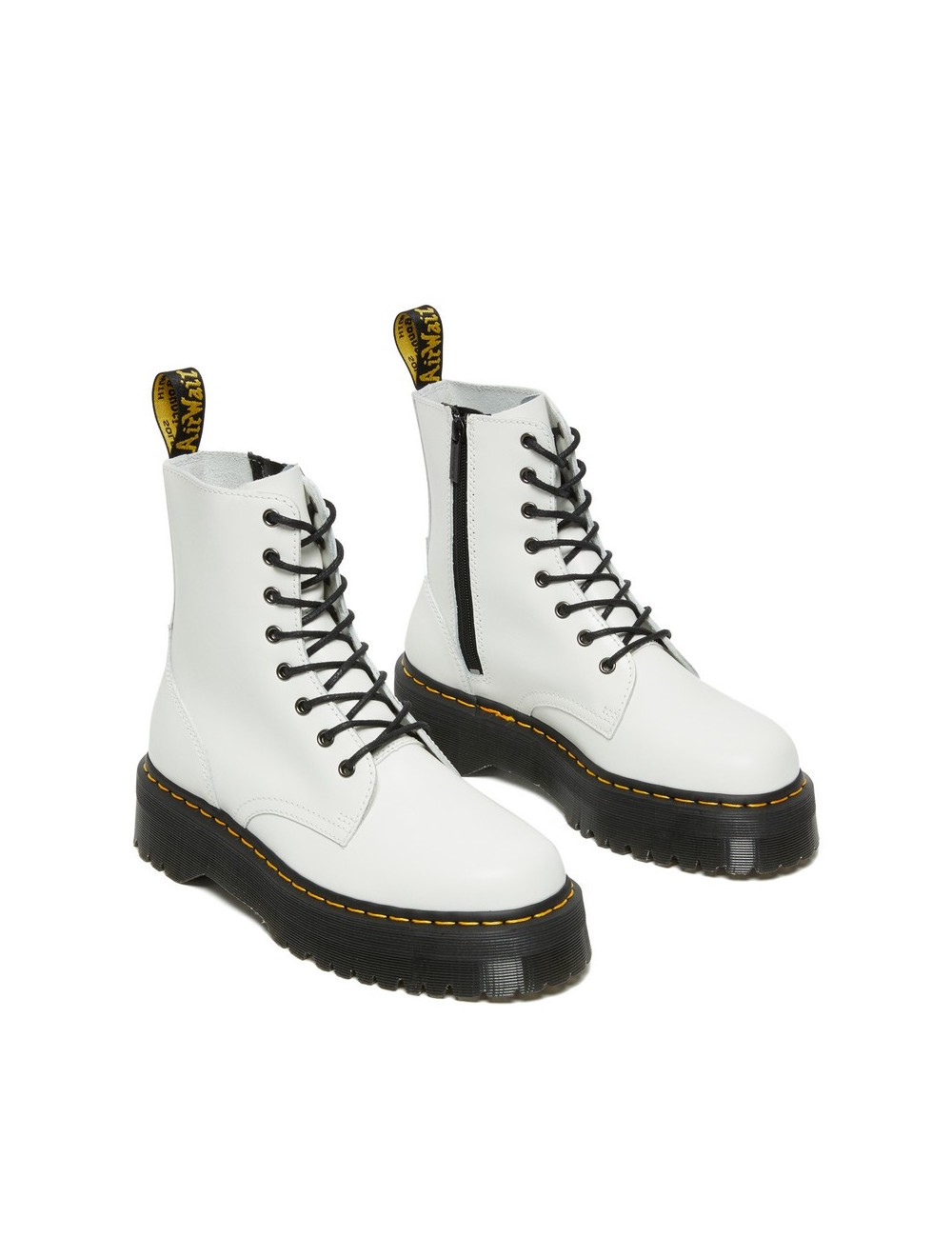 Dr Boots. Martens Jadon White lustruit unisex neted